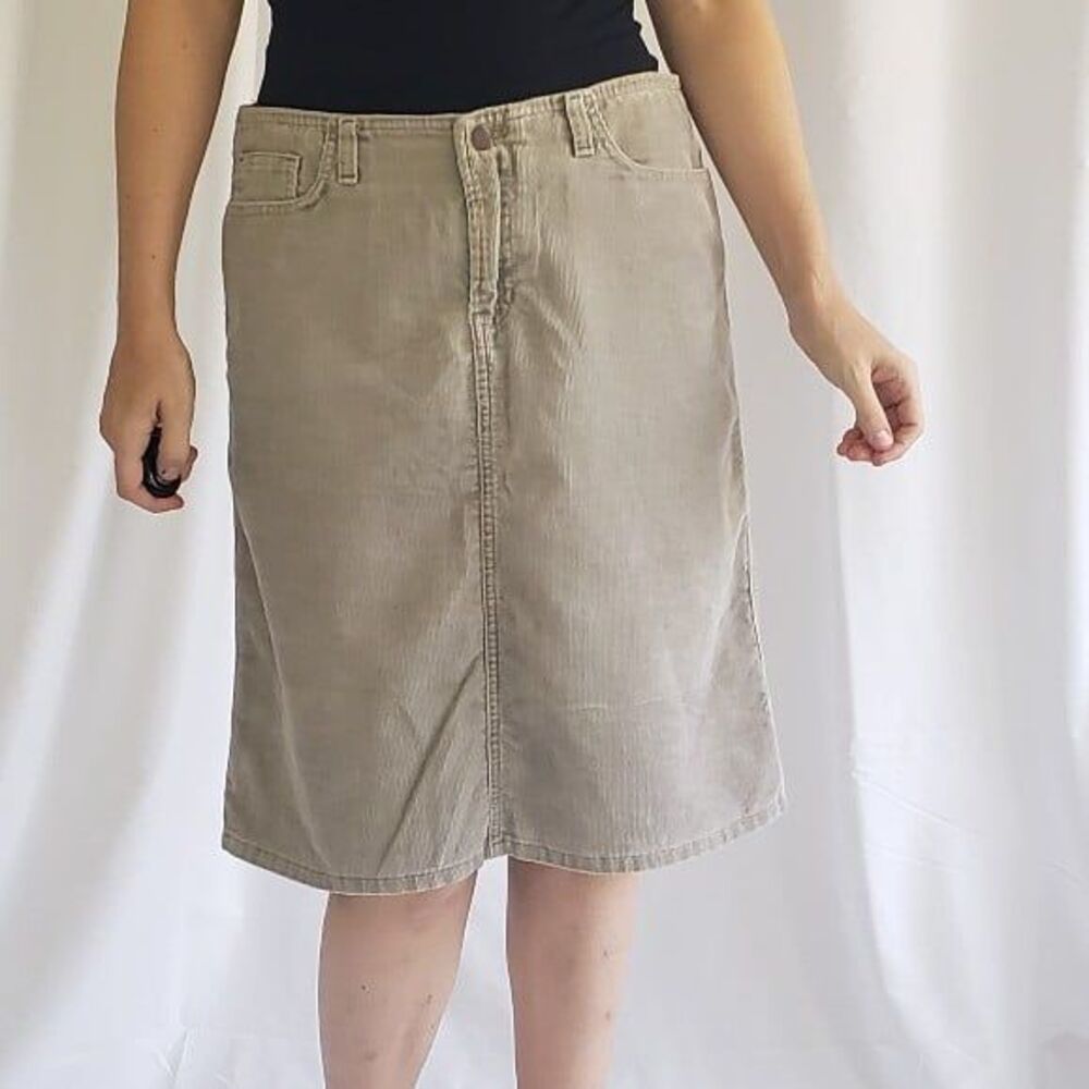 Y2K Abercrombie and Fitch Corduroy Skirt